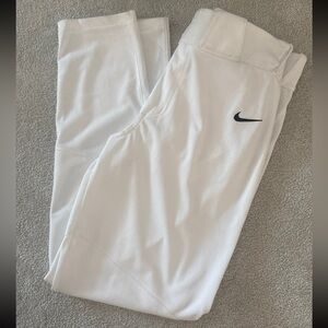 Nike White baseball pants men’s Large